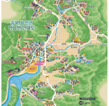 충청북도 옥천군 안남면 안내도
관광지도, 캠퍼스안내도, 공원안내도, 그림지도, 입체지도, 일러스트지도, 테마지도, 마을안내도, 등산안내도 등  그림지도 전문제작업체 림맵 LimnMap